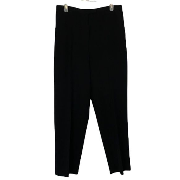 Jones New York Platinum Petit Black Pants Slacks 12P (B-002) - Picture 1 of 8